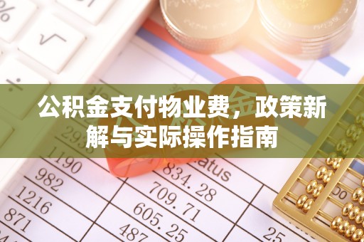阜沙公积金支付物业费，政策新解与实际操作指南