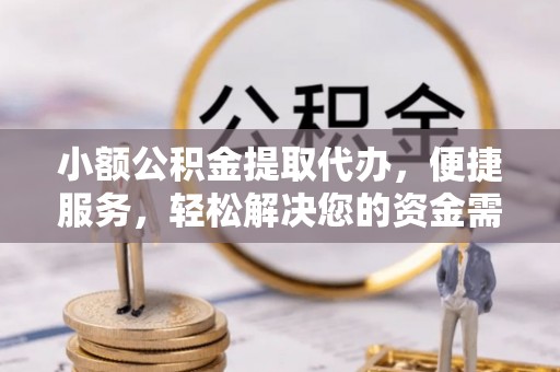 阜沙小额公积金提取代办，便捷服务，轻松解决您的资金需求