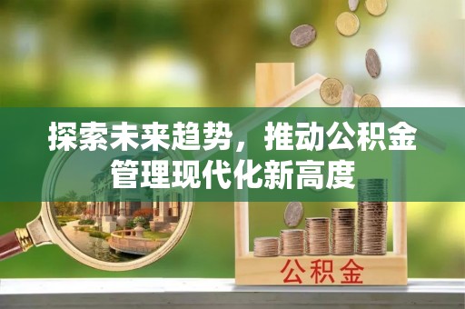 阜沙探索未来趋势，推动公积金管理现代化新高度