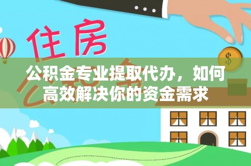 阜沙公积金专业提取代办，如何高效解决你的资金需求