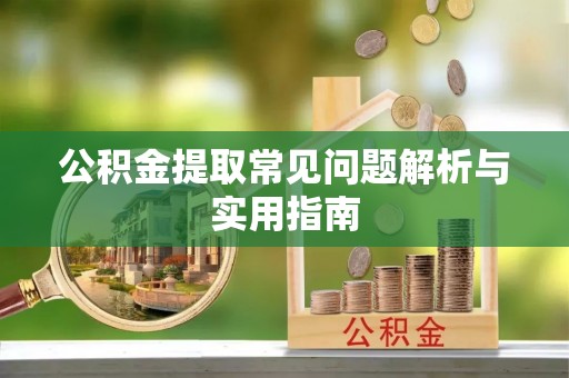 阜沙公积金提取常见问题解析与实用指南