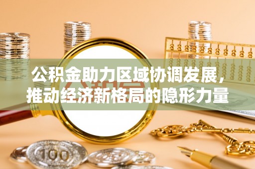 阜沙公积金助力区域协调发展，推动经济新格局的隐形力量
