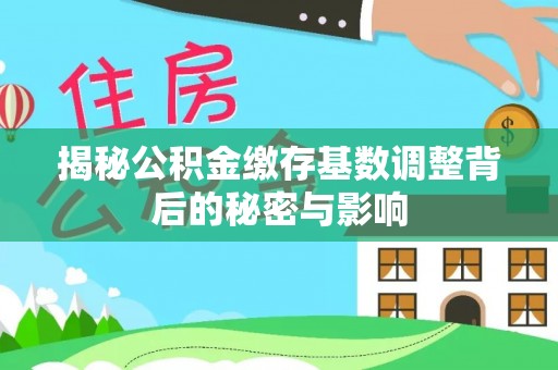 阜沙揭秘公积金缴存基数调整背后的秘密与影响