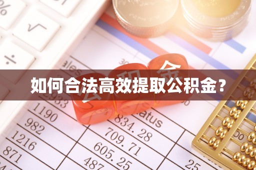 阜沙如何合法高效提取公积金？