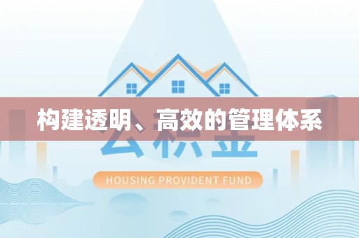 阜沙构建透明、高效的管理体系