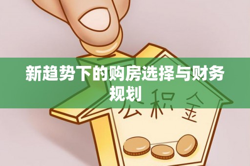 阜沙新趋势下的购房选择与财务规划