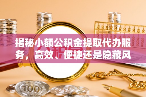 阜沙揭秘小额公积金提取代办服务，高效、便捷还是隐藏风险？