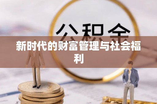 阜沙新时代的财富管理与社会福利
