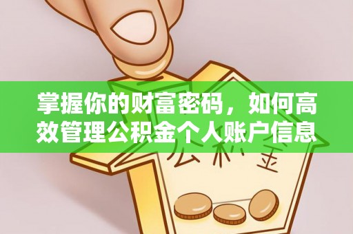 阜沙掌握你的财富密码，如何高效管理公积金个人账户信息