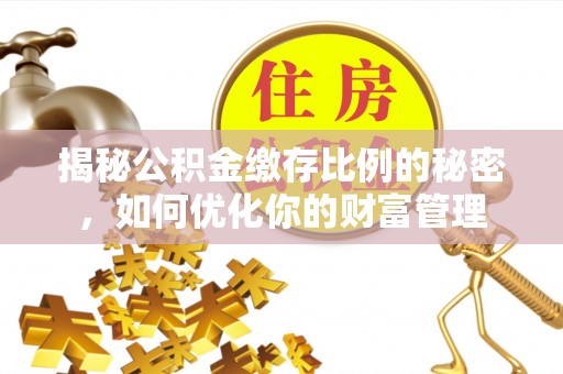 阜沙揭秘公积金缴存比例的秘密，如何优化你的财富管理