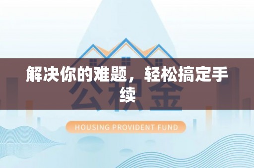 阜沙解决你的难题，轻松搞定手续