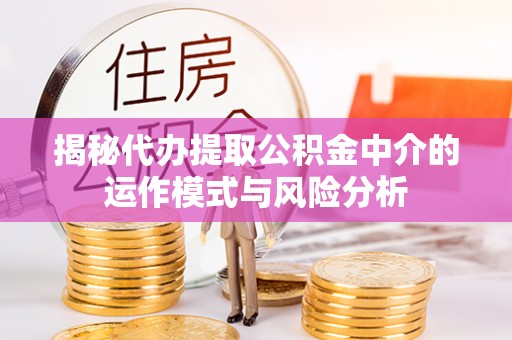 阜沙揭秘代办提取公积金中介的运作模式与风险分析