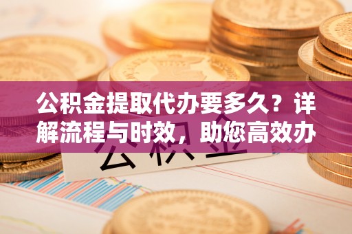 阜沙公积金提取代办要多久？详解流程与时效，助您高效办理