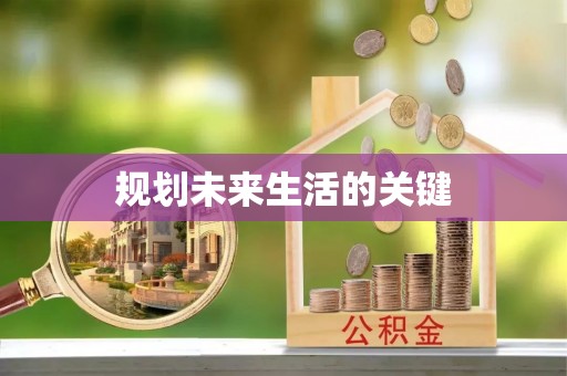 阜沙规划未来生活的关键