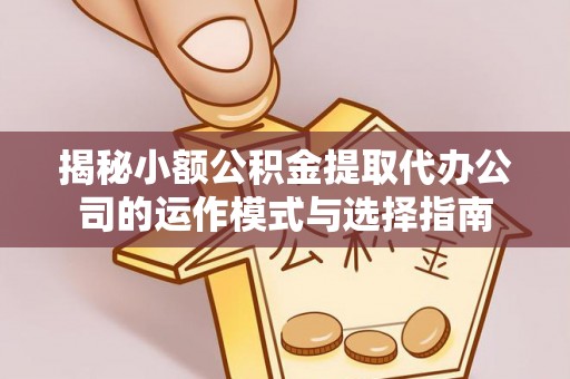 阜沙揭秘小额公积金提取代办公司的运作模式与选择指南