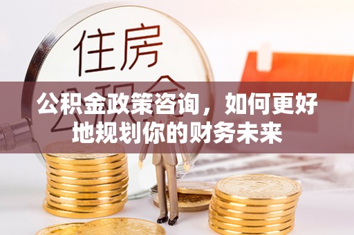 阜沙公积金政策咨询，如何更好地规划你的财务未来