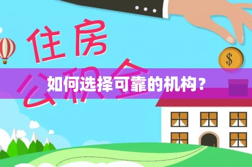 阜沙如何选择可靠的机构？