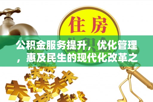 阜沙公积金服务提升，优化管理，惠及民生的现代化改革之路