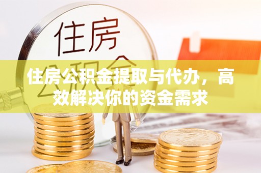 阜沙住房公积金提取与代办，高效解决你的资金需求