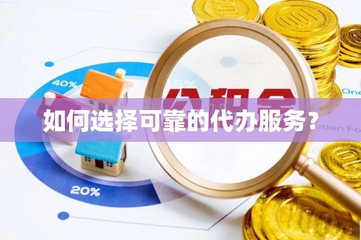 阜沙如何选择可靠的代办服务？