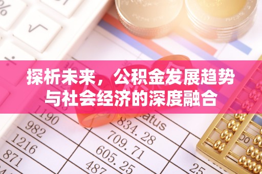 阜沙探析未来，公积金发展趋势与社会经济的深度融合