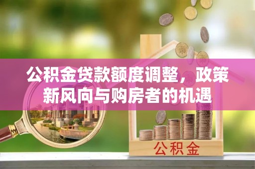 阜沙公积金贷款额度调整，政策新风向与购房者的机遇