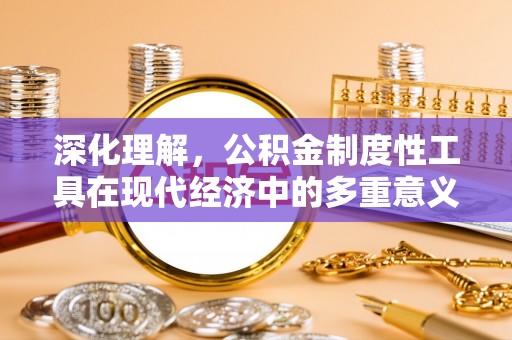 阜沙深化理解，公积金制度性工具在现代经济中的多重意义