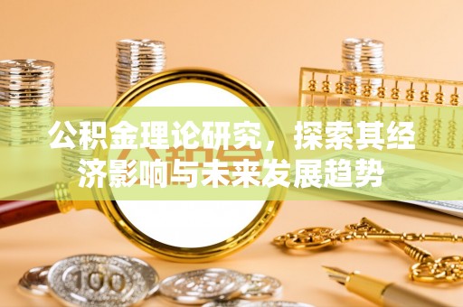 阜沙公积金理论研究，探索其经济影响与未来发展趋势