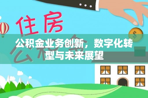 阜沙公积金业务创新，数字化转型与未来展望
