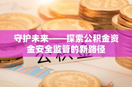 阜沙守护未来——探索公积金资金安全监管的新路径