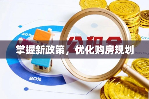 阜沙掌握新政策，优化购房规划