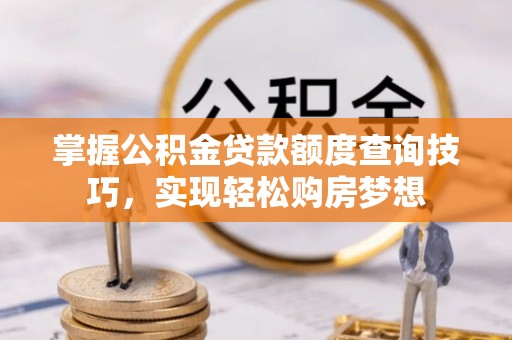 阜沙掌握公积金贷款额度查询技巧，实现轻松购房梦想