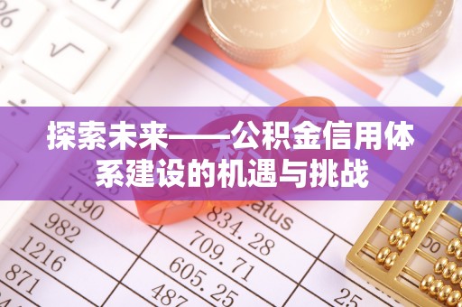 阜沙探索未来——公积金信用体系建设的机遇与挑战