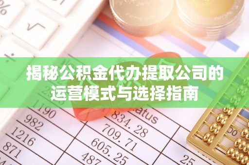 阜沙揭秘公积金代办提取公司的运营模式与选择指南