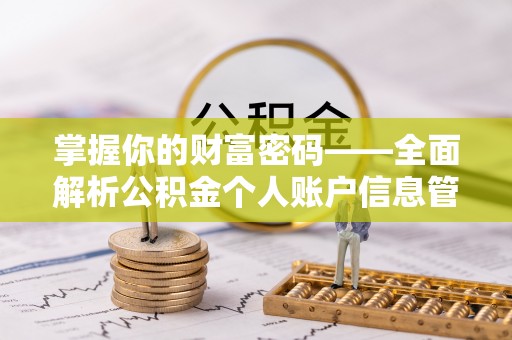 阜沙掌握你的财富密码——全面解析公积金个人账户信息管理与优化