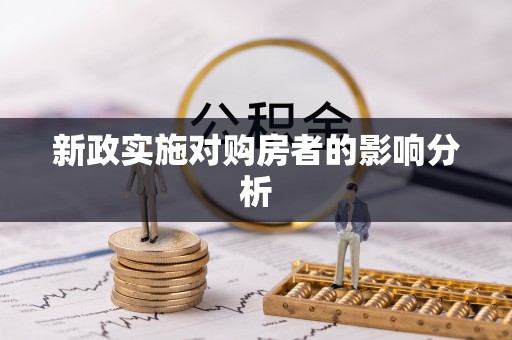 阜沙新政实施对购房者的影响分析