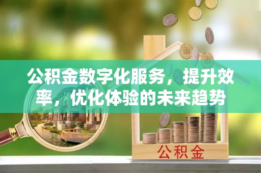 阜沙公积金数字化服务，提升效率，优化体验的未来趋势