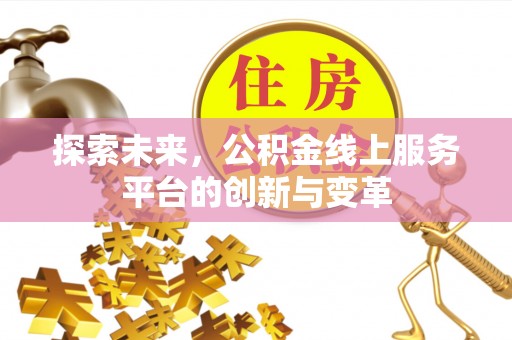 阜沙探索未来，公积金线上服务平台的创新与变革