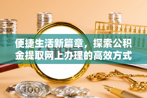 阜沙便捷生活新篇章，探索公积金提取网上办理的高效方式