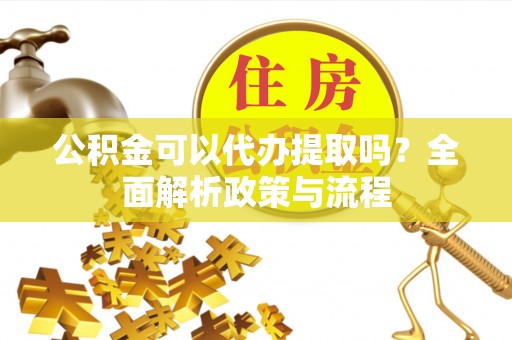 阜沙公积金可以代办提取吗？全面解析政策与流程