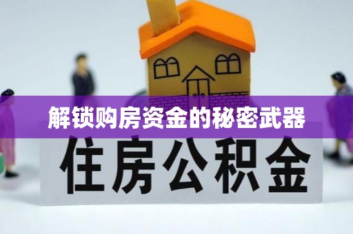 阜沙解锁购房资金的秘密武器