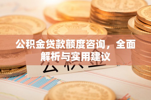 阜沙公积金贷款额度咨询，全面解析与实用建议