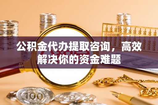 阜沙公积金代办提取咨询，高效解决你的资金难题