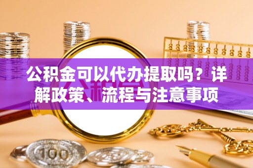 阜沙公积金可以代办提取吗？详解政策、流程与注意事项