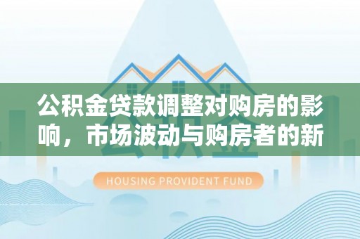 阜沙公积金贷款调整对购房的影响，市场波动与购房者的新选择