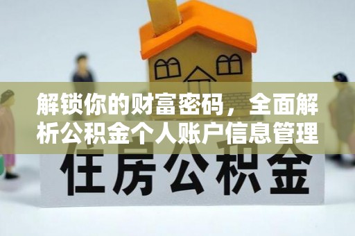 阜沙解锁你的财富密码，全面解析公积金个人账户信息管理与优化