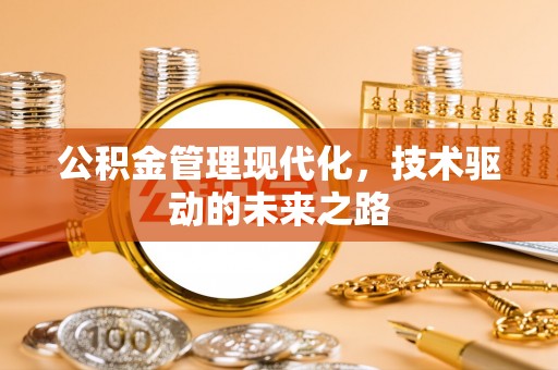 阜沙公积金管理现代化，技术驱动的未来之路